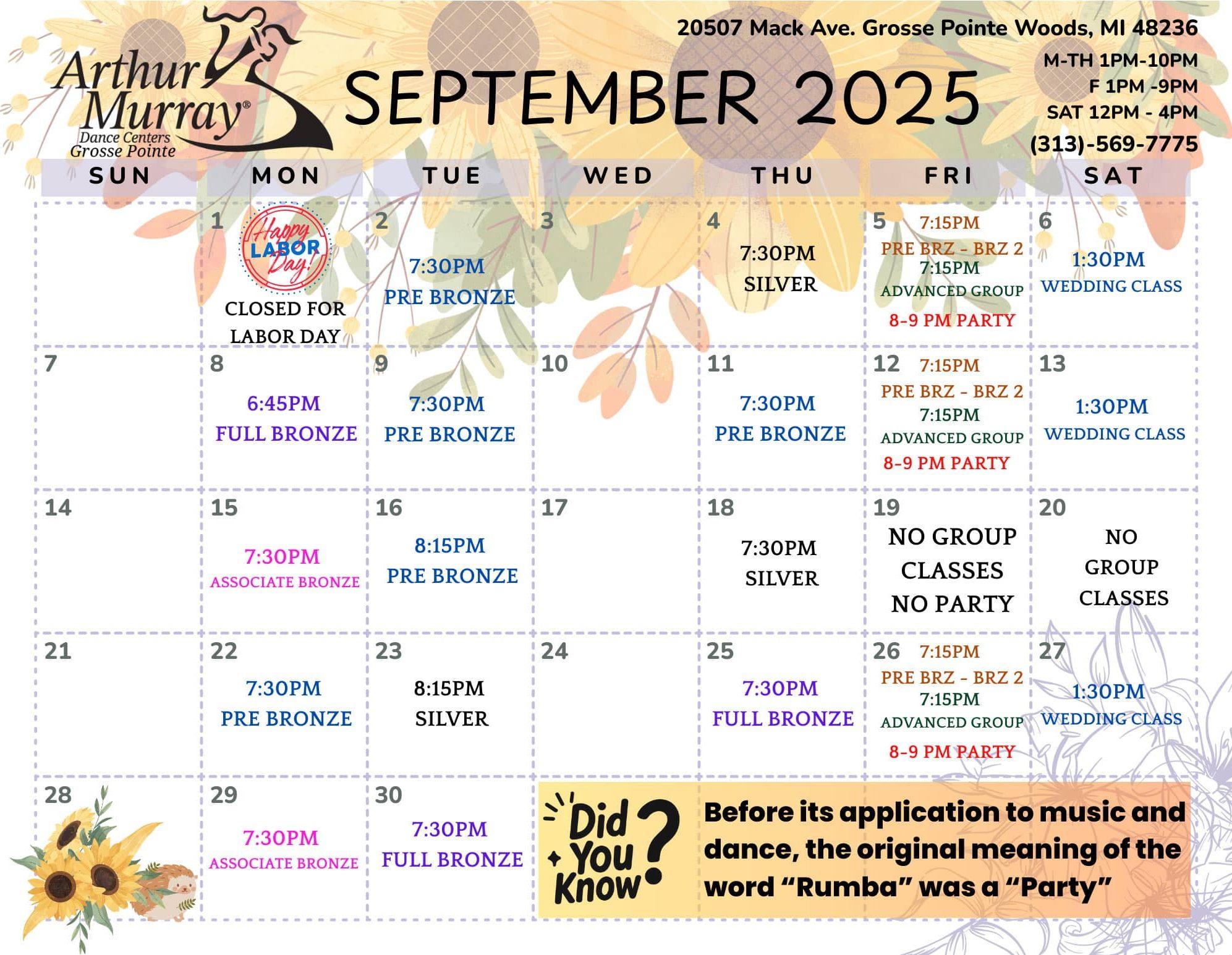 September 2025 Calendar